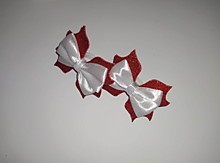 Резинка-бант красный
